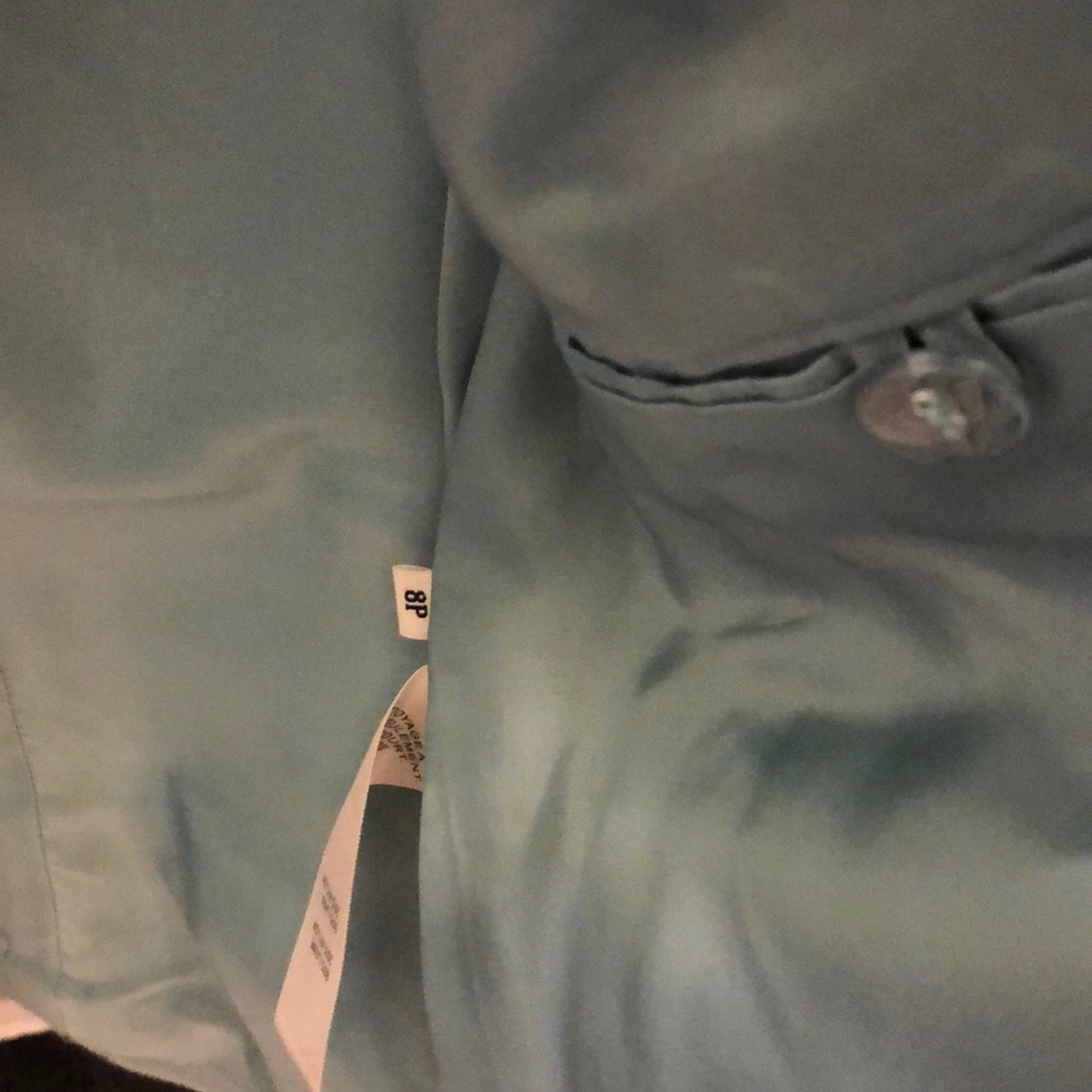 Doncaster- Light Blue Wool Jacket -Size 8P - Picture 3 of 4